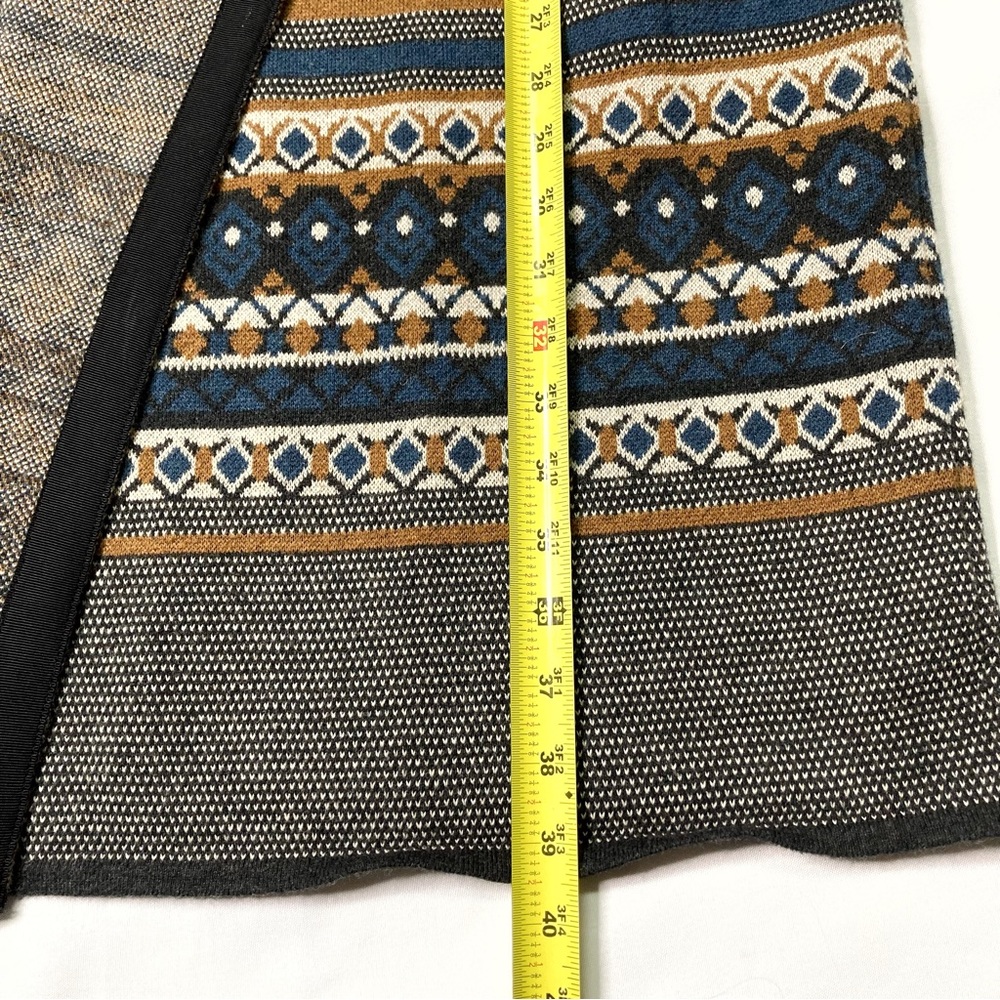 Thought London Organic Cotton / Wool Tribal Cardi Coat Size 16 - Picture 9 of 13